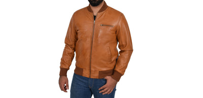 Top Trending Collection of Men’s Bomber Leather Jacket Online