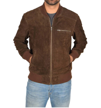 Locate Your Style: Mens Bomber Leather jackets near you