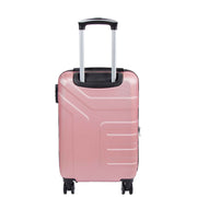 Hard Shell Cabin Bag Expandable 4 Wheeled Spinner Luggage Rio Rose Gold 2