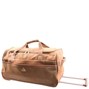 Roller Duffle Bags Wheeled Holdall MADRID Coffee 7