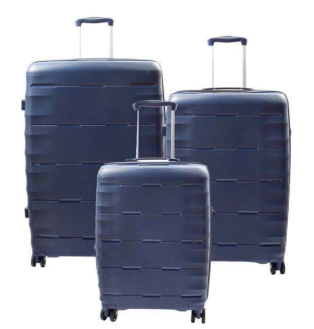 8 Wheel Spinner Luggage Expandable Arcturus Navy