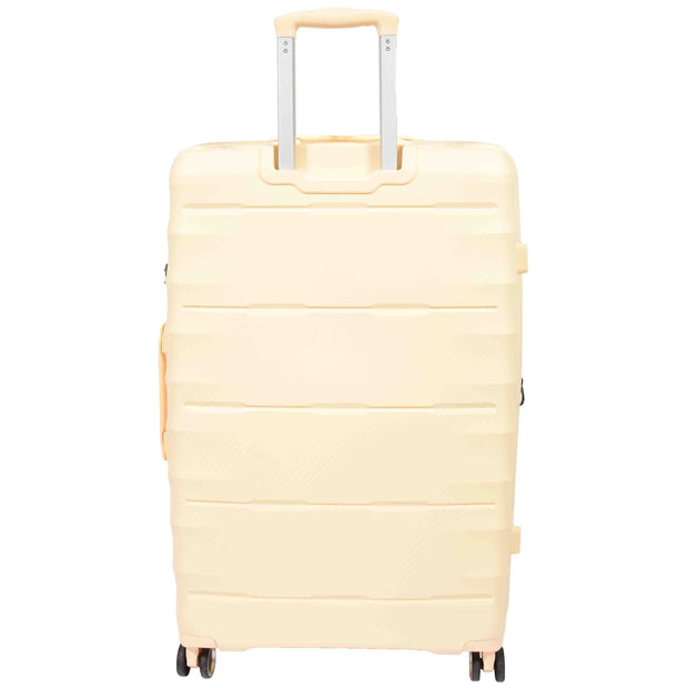8 Wheel Spinner Luggage Expandable Arcturus Off White 5