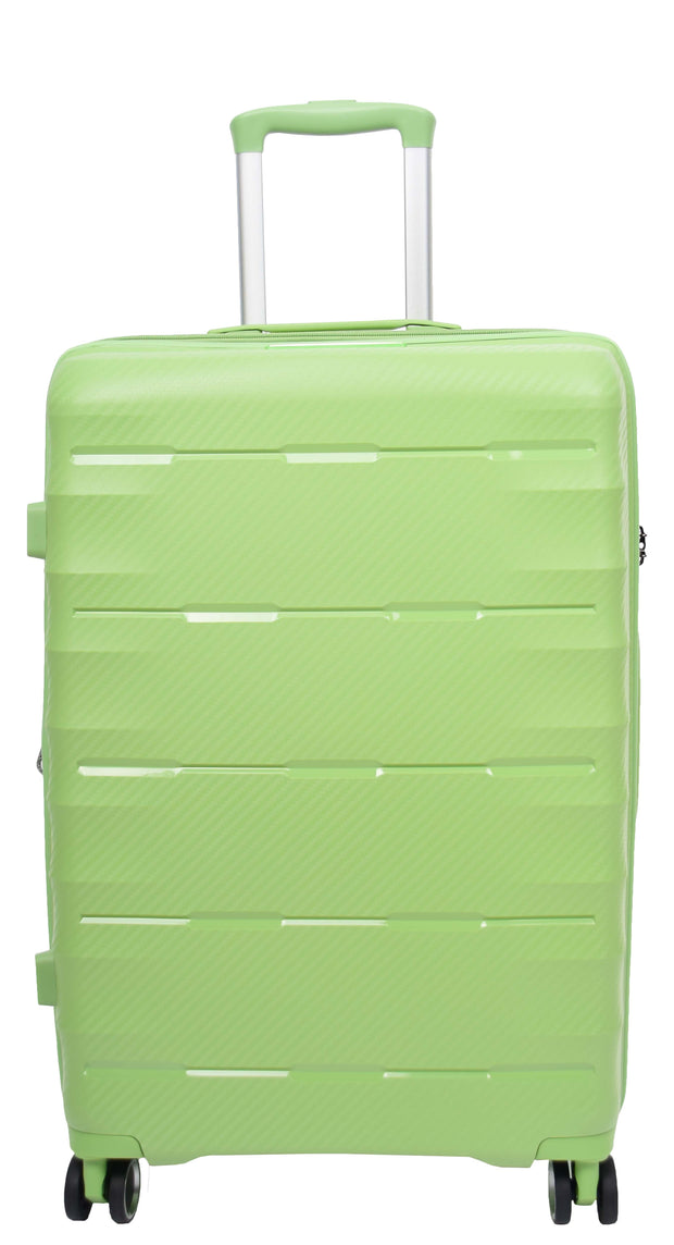 8 Wheel Spinner Luggage Expandable Arcturus Lime Green 6
