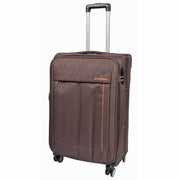 Lightweight 4 Wheel Luggage Expandable Soft Venus Brown 6