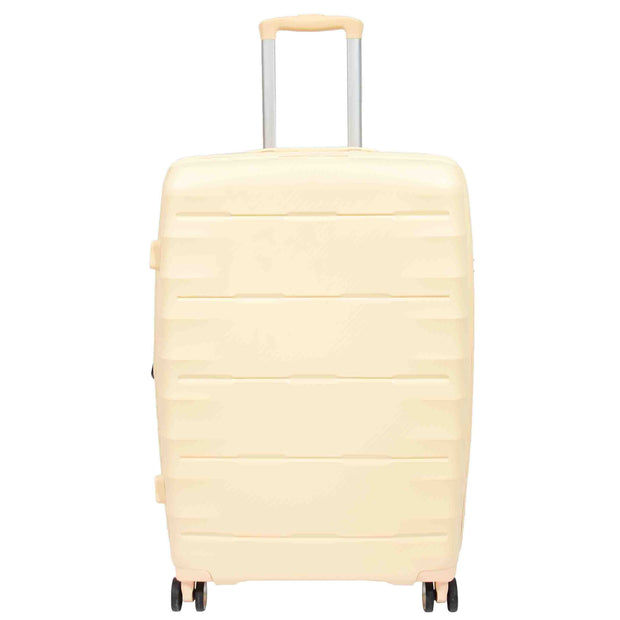 8 Wheel Spinner Luggage Expandable Arcturus Off White 8