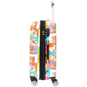 4 Wheel Luggage Hard PC Expandable Lightweight Suitcases Travel Bags Pet Animals Print