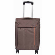 Lightweight 4 Wheel Luggage Expandable Soft Venus Brown 12