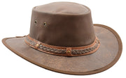 Authentic Bush Leather Hat Vintage Bourke 4