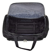 Travel Duffle Bag Lightweight Wheeled Holdall Weekend Cabin Bag Darwin Black 6