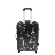4 Wheel Luggage Hard Shell Expandable Suitcases Black Granite Medium 5