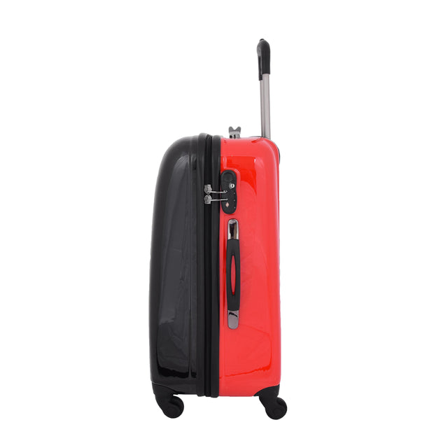 Tough Hard Shell Suitcase Big Heart 4 Wheel Luggage TSA Lock Bags Medium 3