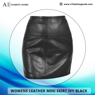 Sculpting Fashion: The Irresistible Allure of Ladies Leather Skirts