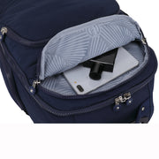 Rolling Backpack with Wheels, Laptop Travel Rucksack Multiple Compartments for Hiking, Camping, Business Casual Travel Cabin Size Bag Flack Grey