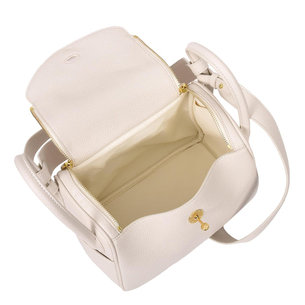 Shoulder Bag for Womens PU Leather Multi Strap Large Hobo Fashion Handbag AH12 White-5