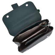 Womens Handbag Faux Leather Top Handle Doctors Bag Outgoing Fashion Tote A897 Green-4