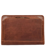 Brown Leather Folio Bag A4 Document Underarm Portfolio Case - Stanford