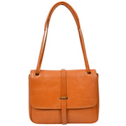 Ladies Leather Handbag 2-in-1 Shoulder Crossbody Bag Classic Organiser with Multiple Pockets Hilda Tan