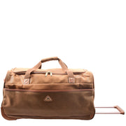 Roller Duffle Bags Wheeled Holdall MADRID Coffee 1
