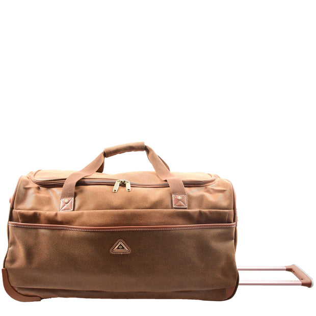 Roller Duffle Bags Wheeled Holdall MADRID Coffee 1