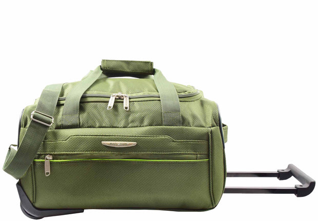 Overnight Wheeled Holdall Travel Bag A405 Khaki 2