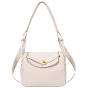 Shoulder Bag for Womens PU Leather Multi Strap Large Hobo Fashion Handbag AH12 White-1