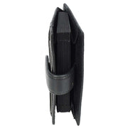 Premium Leather Credit Card Holder Accordion Style Multi-Card Slots Wallet Organiser A164 Black