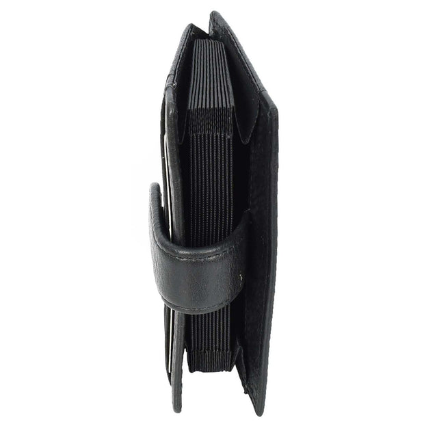 Premium Leather Credit Card Holder Accordion Style Multi-Card Slots Wallet Organiser A164 Black