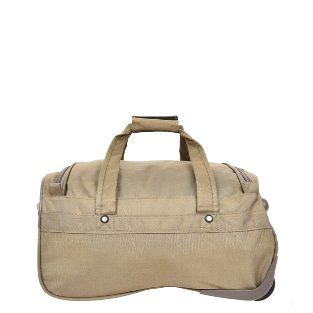 Overnight Wheeled Holdall Travel Bag A405 Beige-2
