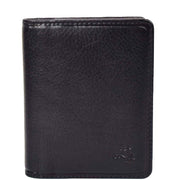 RFID Protected Bi-fold Wallet Small Credit Card Holder Geneva Black 2
