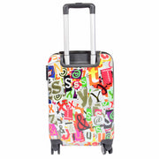 Dual 4 Wheel Luggage Hard Shell Alphabets Print APEX 2