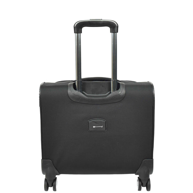 4 Wheel Pilot Case Lightweight TSA Lock Cabin Size Travel Business Bag Crew
