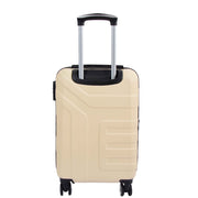 Hard Shell Cabin Bag Expandable 4 Wheeled Spinner Luggage Rio White 2