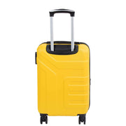 Hard Shell Cabin Bag Expandable 4 Wheeled Spinner Luggage Rio Yellow 2