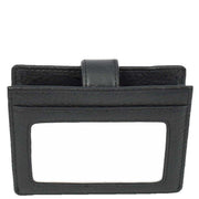 Premium Leather Credit Card Holder Accordion Style Multi-Card Slots Wallet Organiser A164 Black