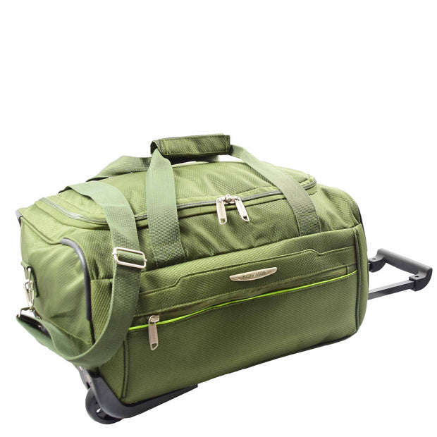 Overnight Wheeled Holdall Travel Bag A405 Khaki 4