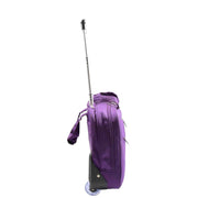 Pilot Case Roller Briefcase Business Travel Carry-on Cabin Size Laptop Bag A681 Purple