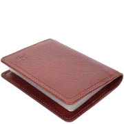 RFID Protected Bi-fold Wallet Small Credit Card Holder Geneva Tan 4