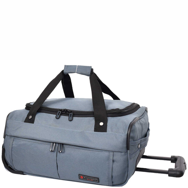Overnight Wheeled Holdall Travel Bag A405 Grey-4