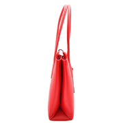 Womens Genuine Leather Shoulder Bag A4 Size Classic Handbag A062 Red