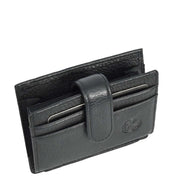 Premium Leather Credit Card Holder Accordion Style Multi-Card Slots Wallet Organiser A164 Black
