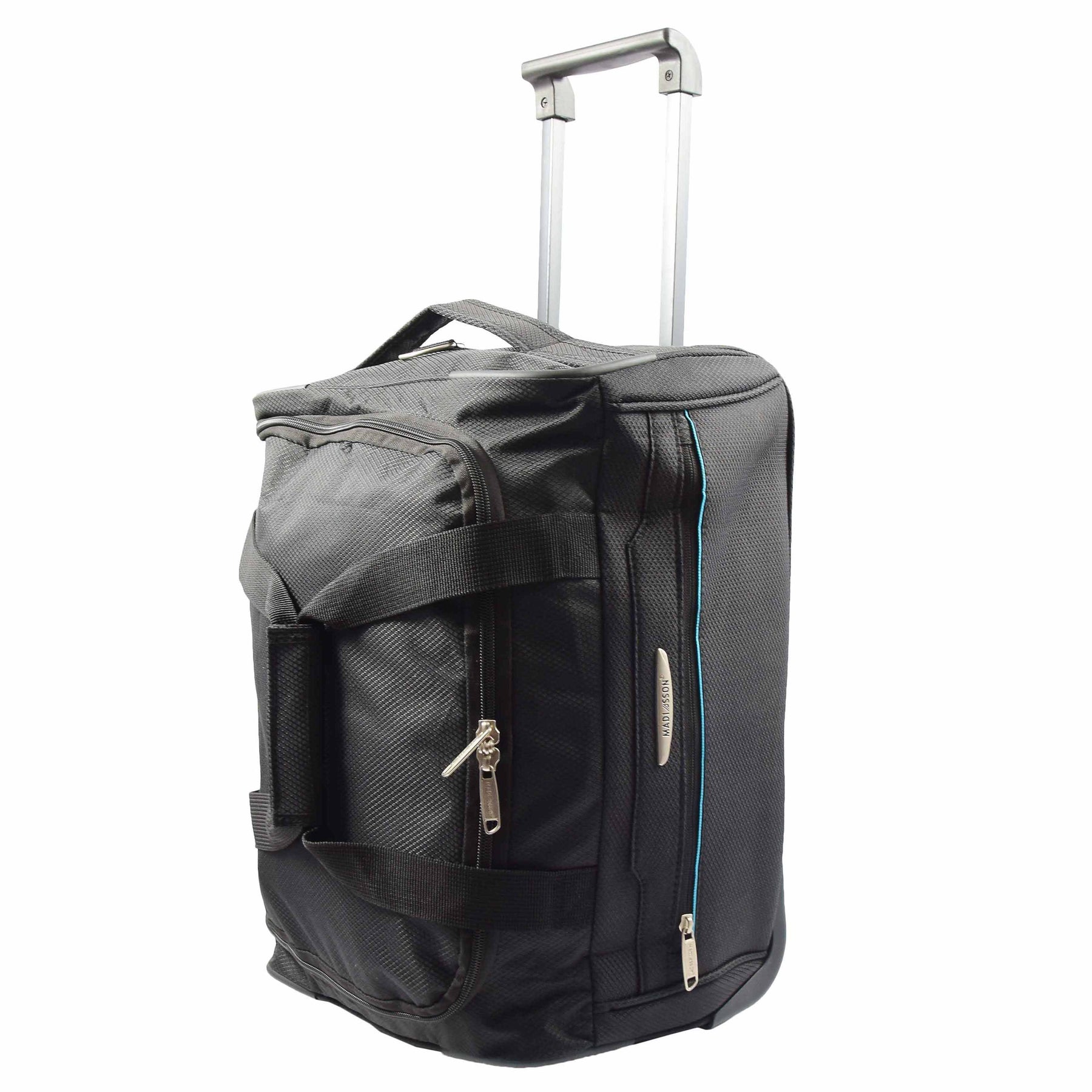Overnight Wheeled Holdall Travel Bag A405 Black A1 Fashion Goods