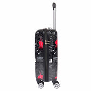 Dual 4 Wheel Luggage Hard Shell Music Print BELMORE 3