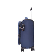 Budget Airline Under Seat Cabin Size Suitcase Lightweight 4 Wheel Hand Luggage Atom Grey