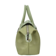 Womens Genuine Leather Top-Handle Bag Tote Style Casual Outgoing Fashion Handbag Amy Mint Green