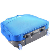 Pilot Case Roller Briefcase Business Travel Carry-on Cabin Size Laptop Bag A681 Blue