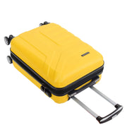 Hard Shell Cabin Bag Expandable 4 Wheeled Spinner Luggage Rio Yellow 6