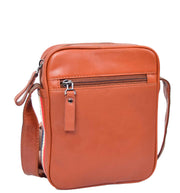 A1 FASHION GOODS Brown Leather Cross Body Flight Bag For Men Multi Zip Pockets Small Pouch Cooper A1 FASHION GOODS Brown Leather Cross Body Flight Bag For Men Multi Zip Pockets Small Pouch Cooper