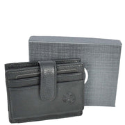 Premium Leather Credit Card Holder Accordion Style Multi-Card Slots Wallet Organiser A164 Black