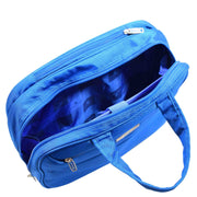 Pilot Case Roller Briefcase Business Travel Carry-on Cabin Size Laptop Bag A681 Blue