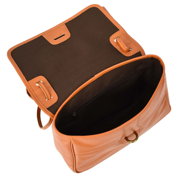 Ladies Leather Handbag 2-in-1 Shoulder Crossbody Bag Classic Organiser with Multiple Pockets Hilda Tan